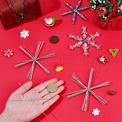 30 шт. рождественские снежинки из железной проволоки&nbsp;IFIN-SC0001-98A