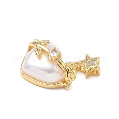 Латунные микро проложить кубического циркония подвески&nbsp;KK-D426-23A-G