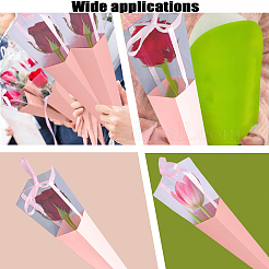 Конусная радужная бумага одинарная роза упаковка подарочные коробки&nbsp;LS-CON-WH0085-50B