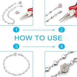 Латунные застежки из латуни с платиновым покрытием&nbsp;X-KK64