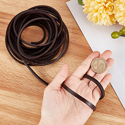 Плоский шнур из воловьей кожи&nbsp;WL-GF0001-09D-02