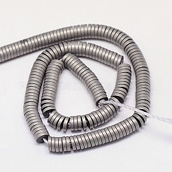 Гальванизировать немагнитных синтетический гематит бисер пряди&nbsp;G-J164B-4mm-06