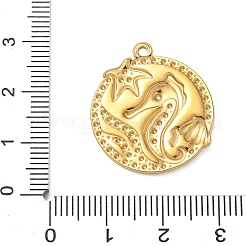 Подвески из нержавеющей стали 304 с эмалью&nbsp;STAS-A092-01A-G