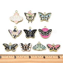 10шт 10 стиля подвески из сплава с эмалью&nbsp;ENAM-FP0002-30