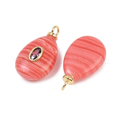 Синтетические подвески из родохрозита&nbsp;X-KK-B157-42D-05