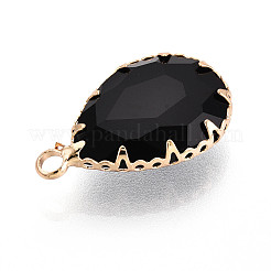 Прозрачные стеклянные подвески&nbsp;KK-N283-02A-G