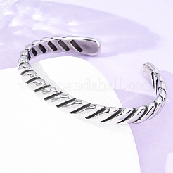 Ретро-браслеты-манжеты из хирургической нержавеющей стали 316&nbsp;BJEW-C142-05AS