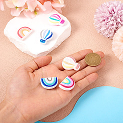 6 шт. 6 стиля силиконовый колпачок для спиц&nbsp;SIL-TA0002-40