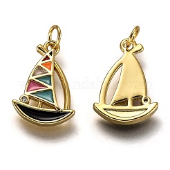 Латунь эмаль подвески&nbsp;KK-B026-22G