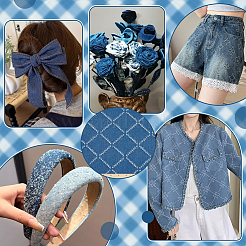 Хлопчатобумажная джинсовая ткань&nbsp;DIY-WH0723-100B