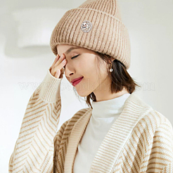 Сплав Rhinestone кнопки хвостовика DIY-MA0005-99A