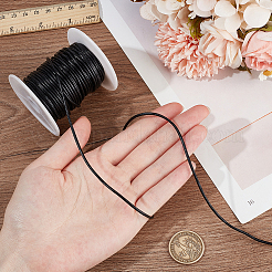 Круглый шнур из воловьей кожи длиной 20 метр.&nbsp;WL-WH0015-01B-02