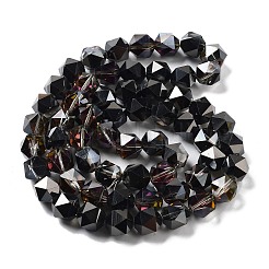 Стеклянные бусины с гальваническим покрытием &nbsp;EGLA-P057-01A-HP05