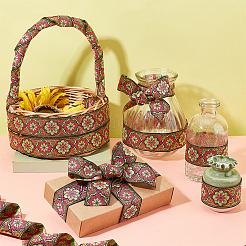 Вышивка полиэфирными лентами в этническом стиле&nbsp;OCOR-WH0070-10F-08