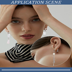 Фурнитура для сережек-клипс из нержавеющей стали 304&nbsp;STAS-LP0001-51