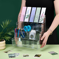 4-уровневый акриловый органайзер для маркеров&nbsp;ODIS-WH0043-190B