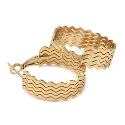 Серьги-кольца из нержавеющей стали 304&nbsp;EJEW-K278-07B-G