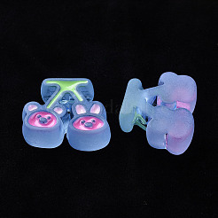 Прозрачные акриловые бусины&nbsp;LS-X-MACR-S374-04B-04