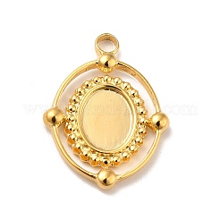 Ионное покрытие (ip) нержавеющая сталь 304 подвеска кабошон оправа&nbsp;STAS-I197-005G