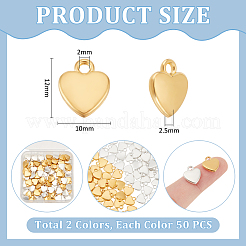 100 шт. 2 цвета подвески из сплава в тибетском стиле&nbsp;FIND-UN0015-54