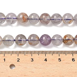 Натуральные фиолетовые фантомные кварцы&nbsp;G-L644-D01-8mm