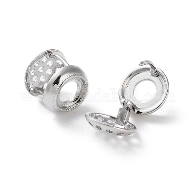 Плоские круглые серьги-кольца из латуни с покрытием стойки EJEW-S241-02P-1