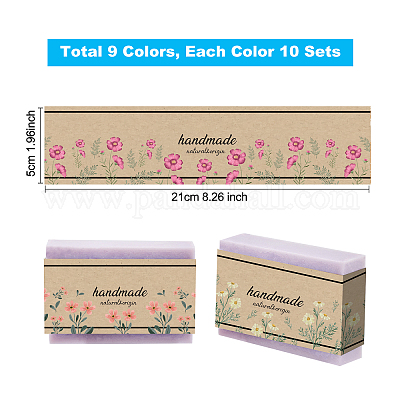 Бирка из мыльной бумаги&nbsp;DIY-WH0399-69-004-1