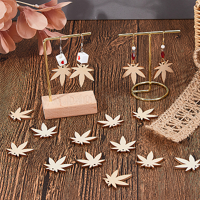 60шт деревянные подвески&nbsp;WOOD-FH0002-30C-1