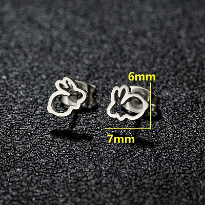 201 серьги-гвоздики из нержавеющей стали&nbsp;FS-WGB18B1-10-1