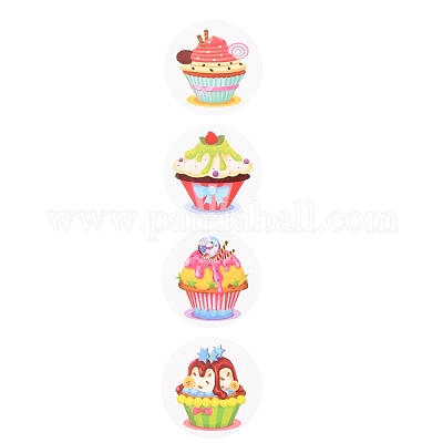 8 стиль бумажных наклеек на тему дня рождения X-DIY-L051-005B-1