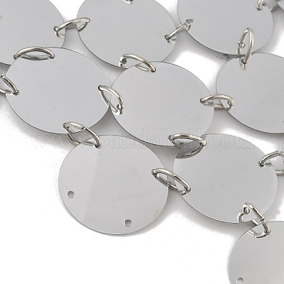 (распродажа бракованная: поцарапана) пластиковая цепочка для тела с пайетками для женщин&nbsp;AJEW-XCP0003-29-1