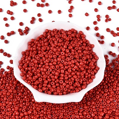 6/0 стеклянная краска для выпечки круглых бусин&nbsp;SEED-S036-01C-15-1