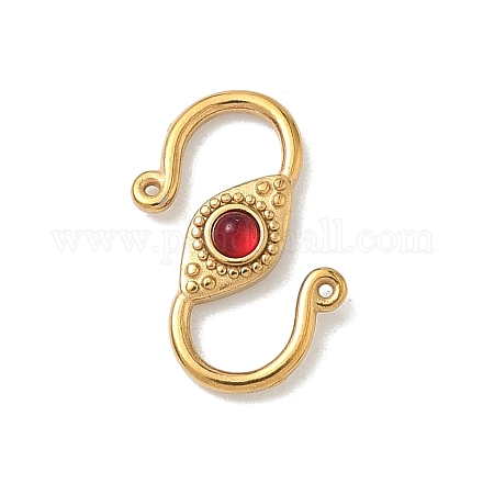 S-образные застежки со стразами из нержавеющей стали 304&nbsp;LS-STAS-G373-05G-1