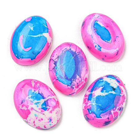 Кабошоны из натуральной императорской яшмы&nbsp;G-N342-27B-1