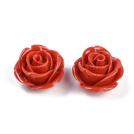 Резные бусины из синтетического коралла&nbsp;CORA-M001-05S-1