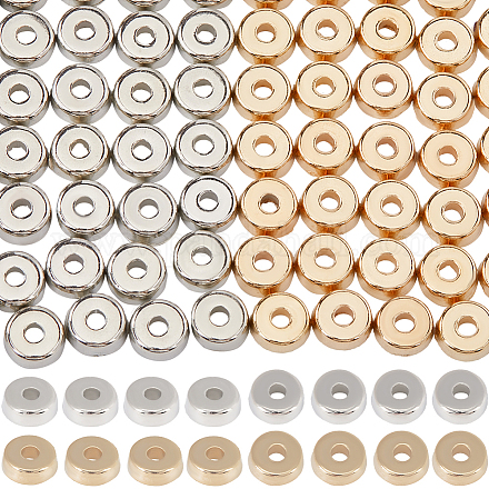 1800шт 2 цвета ccb пластиковые распорные бусины&nbsp;CCB-SC0001-08-1