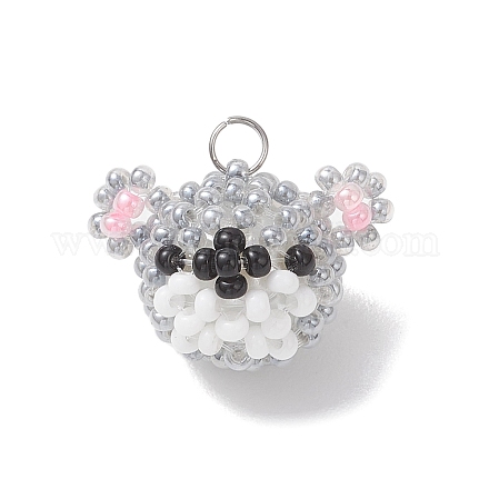 Стеклянные подвески из бисера&nbsp;PALLOY-MZ01191-1