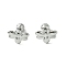Non-Tarnish 304 Stainless Steel Ear Studs, Bees, Stainless Steel Color, 8.5x12.5mm
