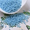 MIYUKI Delica Beads, Cylinder, Japanese Seed Beads, 11/0, (DB0215) Opaque Turquoise Blue Luster, 1.3x1.6mm, Hole: 0.8mm, about 2000pcs/10g