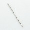 Tarnish Resistant 304 Stainless Steel Rice Bead Ball Chains, Soldered, Stainless Steel Color, 3x1.5mm