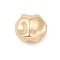 Nuggets Brass Beads, Real 18K Gold Plated, 6.5x7.5x7.5mm, Hole: 1.2mm