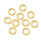 Brass Linking Rings, Round Rings, Long-Lasting Plated, Lead Free & Cadmium Free, Rack Plating, Real 24K Gold Plated, 10x2mm, Inner Diameter: 6mm