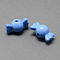Solid Color Acrylic Beads, Candy, Cornflower Blue, 12x21x12mm, Hole: 2mm, about 389pcs/500g