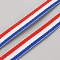 Polyester Ribbon, Stripe, Clothes Accessories, Colorful, 3/8 inch(10mm)