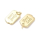 Латунные подвески&nbsp;KK-P349-06G-2