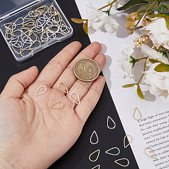 60 шт. 2-х цветные латунные соединительные кольца&nbsp;KK-HS0001-47