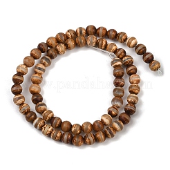 Натуральный тибетский стиль dzi бисер пряди&nbsp;G-P229-A-07J-6mm