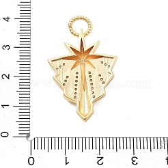 Латунные микро проложить кубического циркония подвески&nbsp;KK-L209-095G