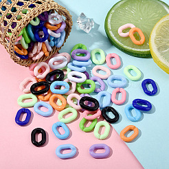 360 шт. 12 цвета акриловые соединительные кольца&nbsp;OACR-YW0002-69