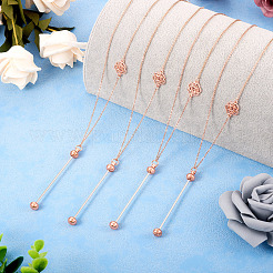 Цепочки-розы из нержавеющей стали 304&nbsp;NJEW-TAC0021